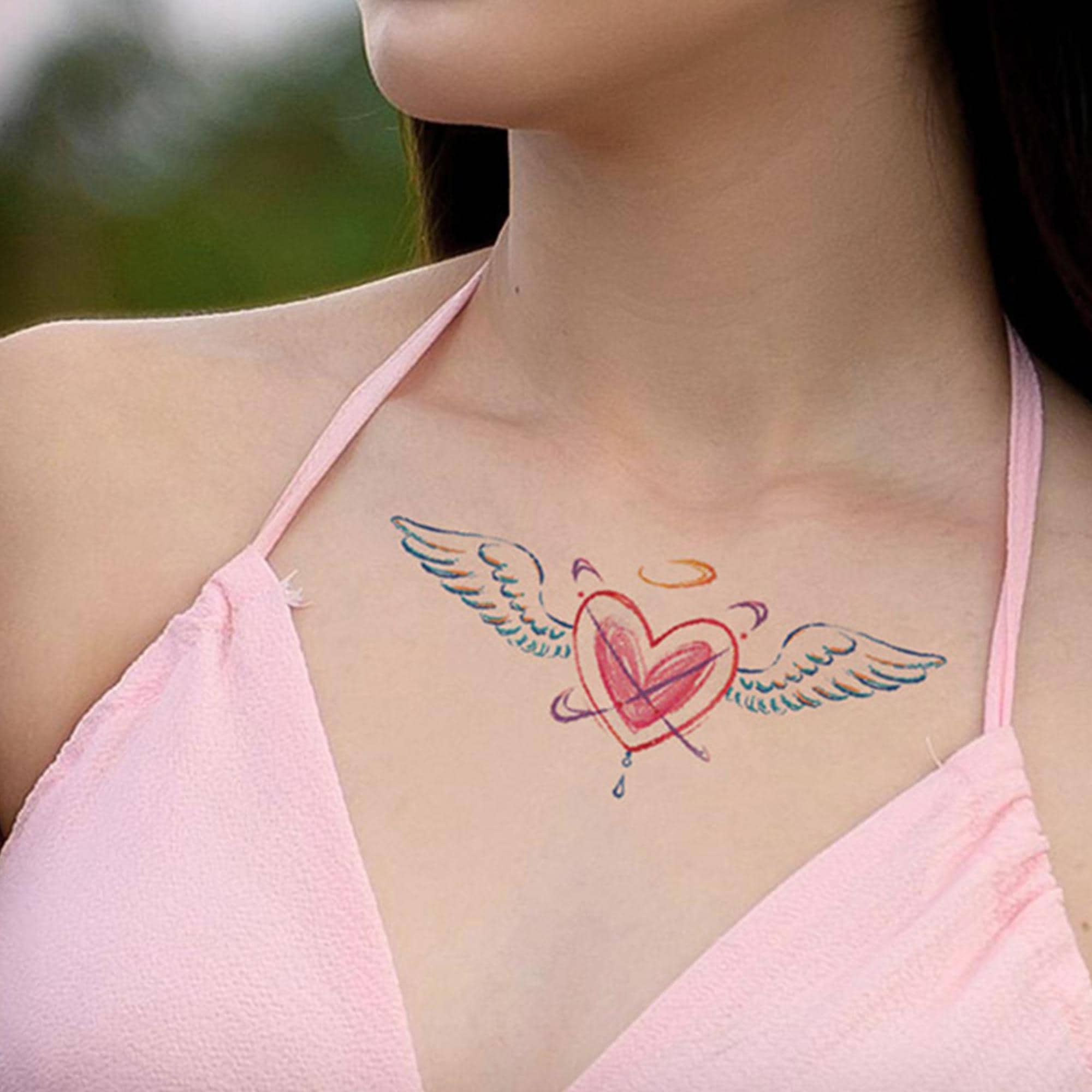 Chic Chest Tattoos for Women