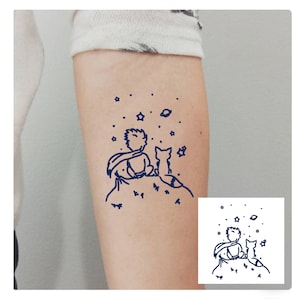 2Pcs Cute Cartoon Semi-permanent Tattoo | Small Tattoo  | Temporary Tattoo ink | Tattoo Sticker | 55×72mm