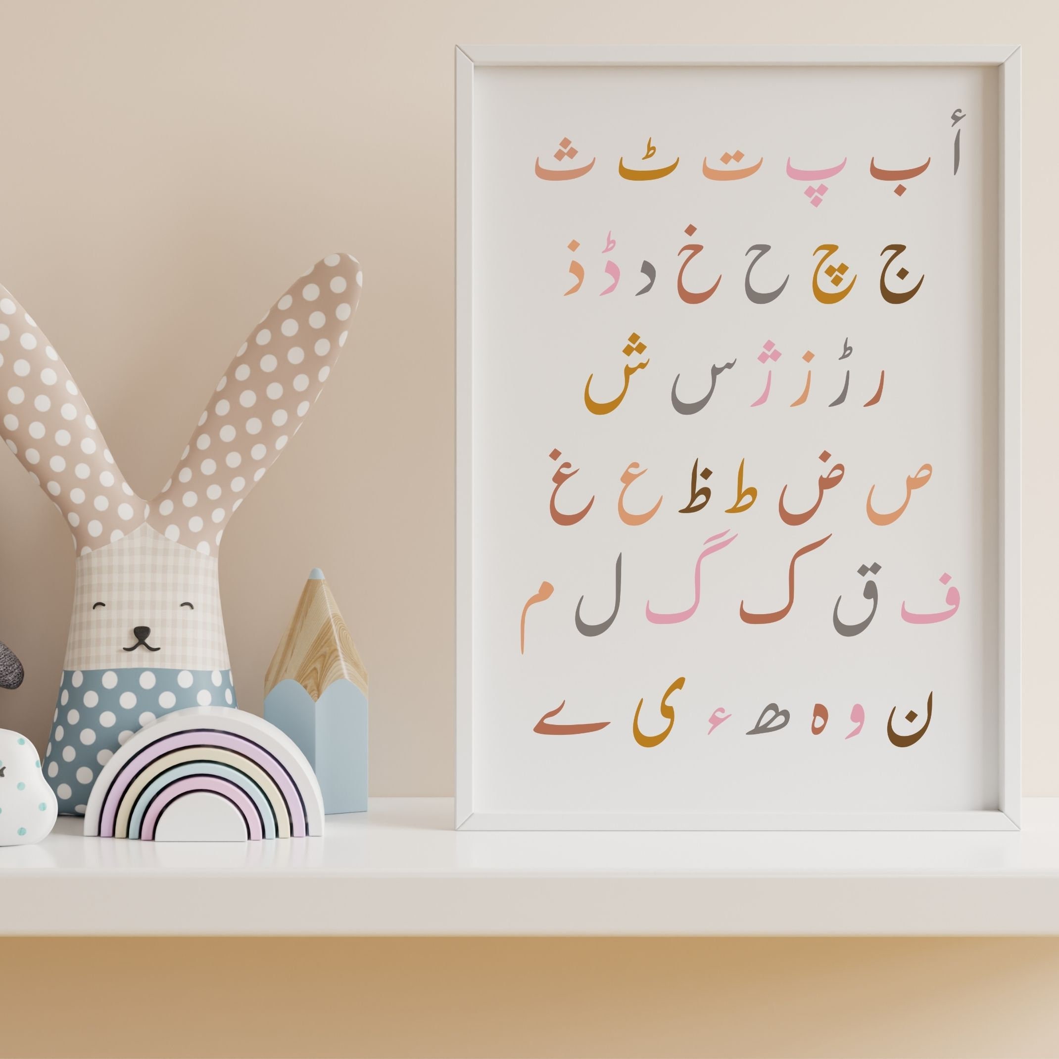 Urdu Alphabet Urdu Printable Urdu Art Urdu Letters for Print