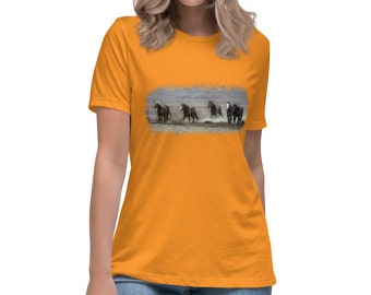 Women's Relaxed T-Shirt "Five Desperados"