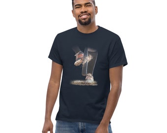 Men&#39;s heavyweight tee &quot;Knocking Off the Dirt&quot;