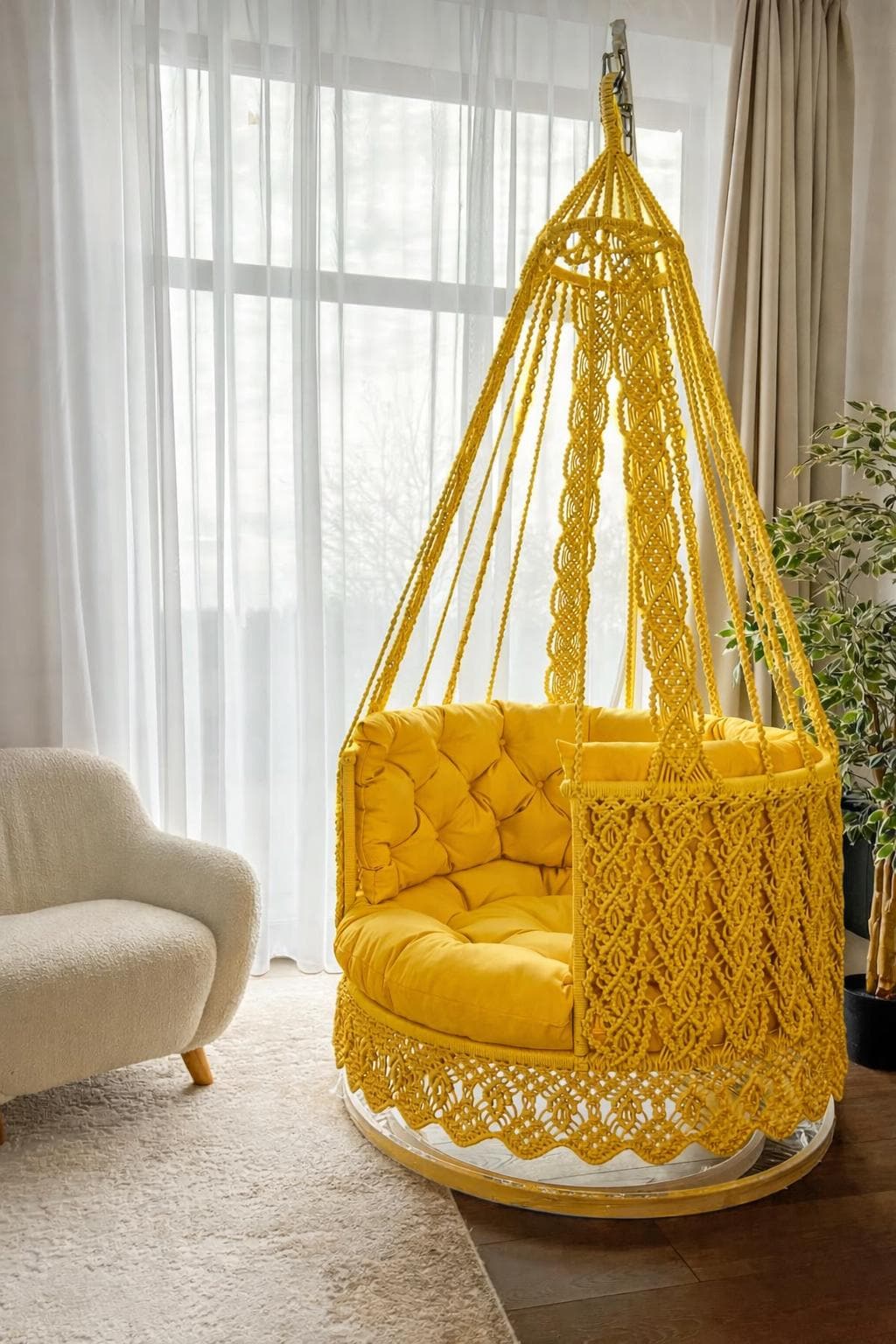 Macrame Swing, Macrame Swing Chair, Macrame Swing Chair, Hammock