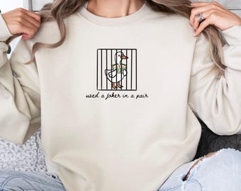 Silly Goose Mahjong Sweatshirt, Funny Goose Mahjong Long Sleeve, Gift for Mahjong Lover, Funny Mahj Tee, Mahj Night Shirt, Mahjong Shirt