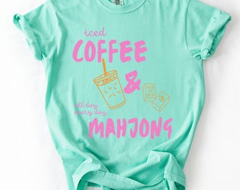 Mahjong Shirt, Matching Mahjong Club Tee, Gift for Mahjong Lover, Funny Mahj Tee, Comfort Colors Mahj Night Shirt, Mahjong Mothers Day Gift
