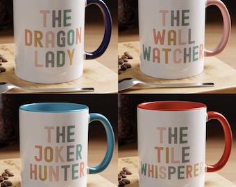Mahjong Night Mug, Funny Jewish gift, Chinese gift, Jewish Birthday, Mahjong group mugs, Grandmother gift, Mahj girls night, mahj coffee cup