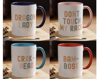 Mahjong Night Mug, Funny Jewish gift, Chinese gift, Jewish Birthday, Mahjong group mugs, Grandmother gift, Mahj girls night, mahj coffee cup