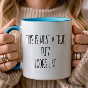 Putz Coffee mug, Yiddish Mug, Funny Jewish Mug, Jewish Gift, Father&#39;s day gift, Jewish Birthday, Chanukah gift, gag gift, Judaica mug