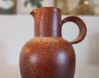 Large format artisanal stoneware jug / pitcher that can be used as a vase