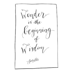 Calligraphy Socrates Quote PNG