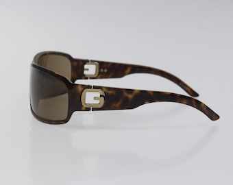 Gucci Y2K Vintage Oversized Square Sunglasses Made in Italy