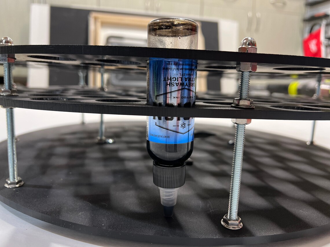 Tattoo Ink Wheel Made to Hold and Organize 84 2oz Tattoo Ink Etsy