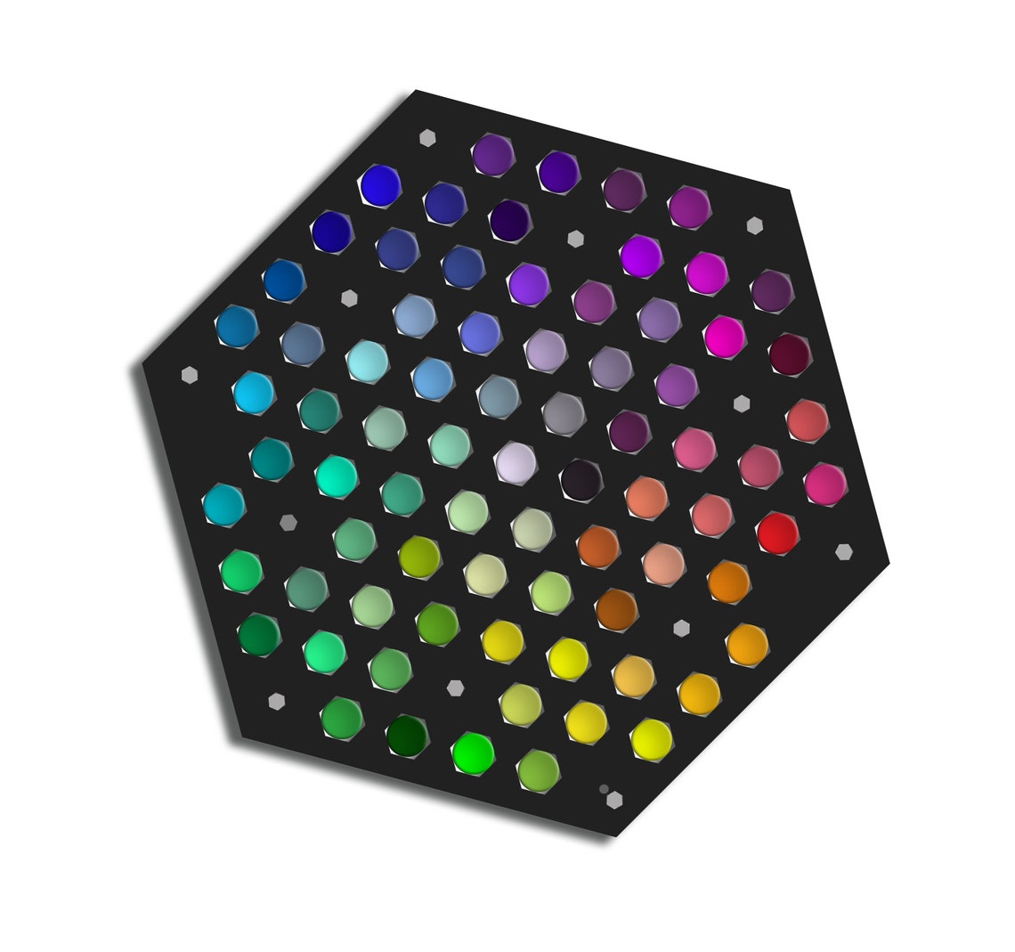 Tattoo Ink Wheel Wall Mounted Rotating Tattoo Ink Organizer Etsy