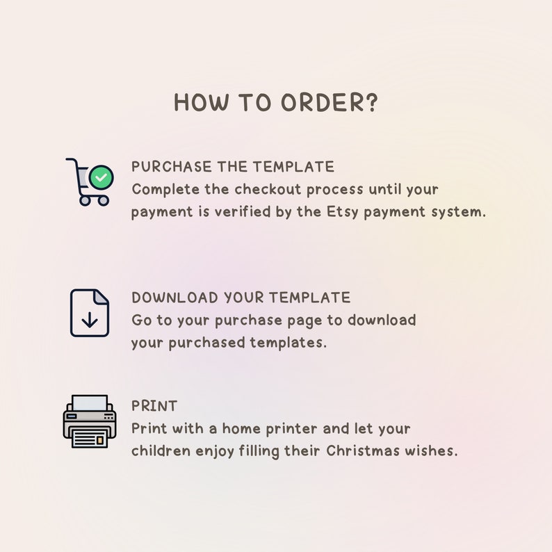 Printable Letter to Santa Claus Kids Letter to Santa Printable Etsy