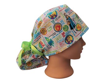 wizard of Oz ponytail scrub cap