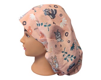 Bambi Scrub Cap: Elastic Bouffant Hat