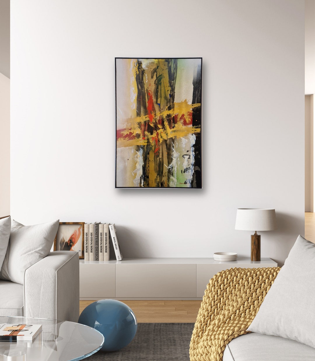 Modern Abstract Large Original Artwork Contemporary Artwork Etsy