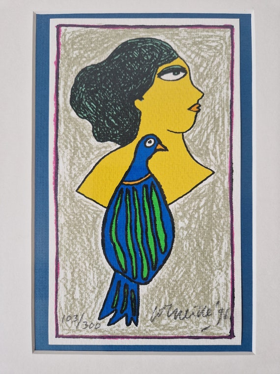 コルネイユ・ギヨーム Corneille Guillaume Guillaume Corneille Signed Limited Edition Lithograph 1982