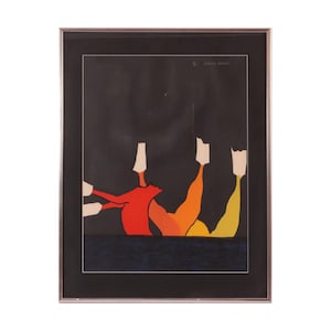 Original Lithograph by Joan Gardy Artigas | Original Pencil Signed and Framed