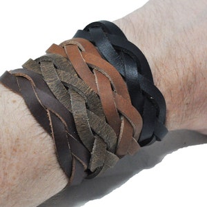 Make Your Own Magic Mystery Braid Plaited Leather Bracelet Wristband