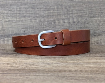 Vintage Italian Wide Camel Leather Belt Silver Buckle Medium 27-31 Waist Camel Belt Buckle - Etsy main image 4