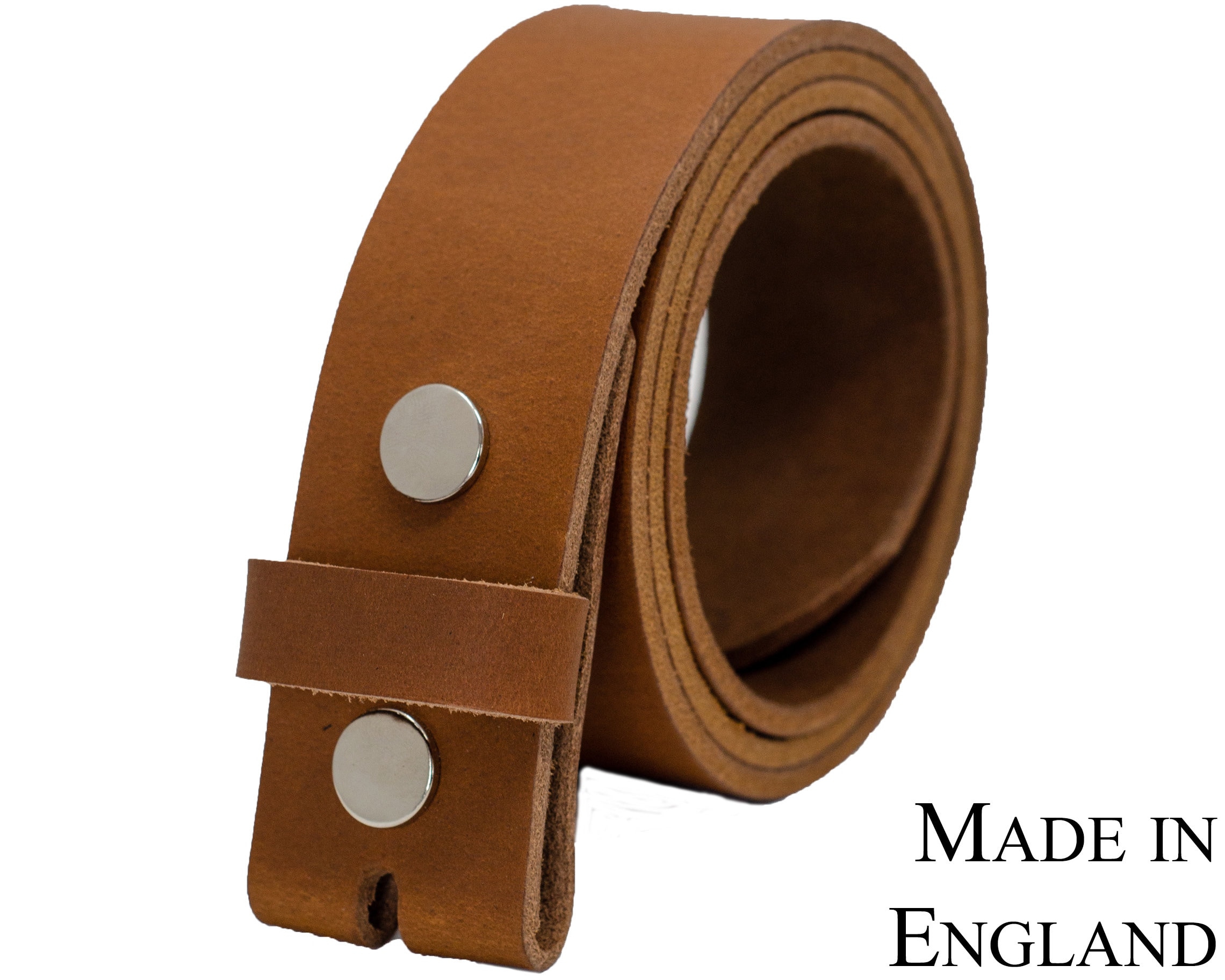 Full Grain Leather Snap on Belt by Ashford Ridge 40mm Etsy