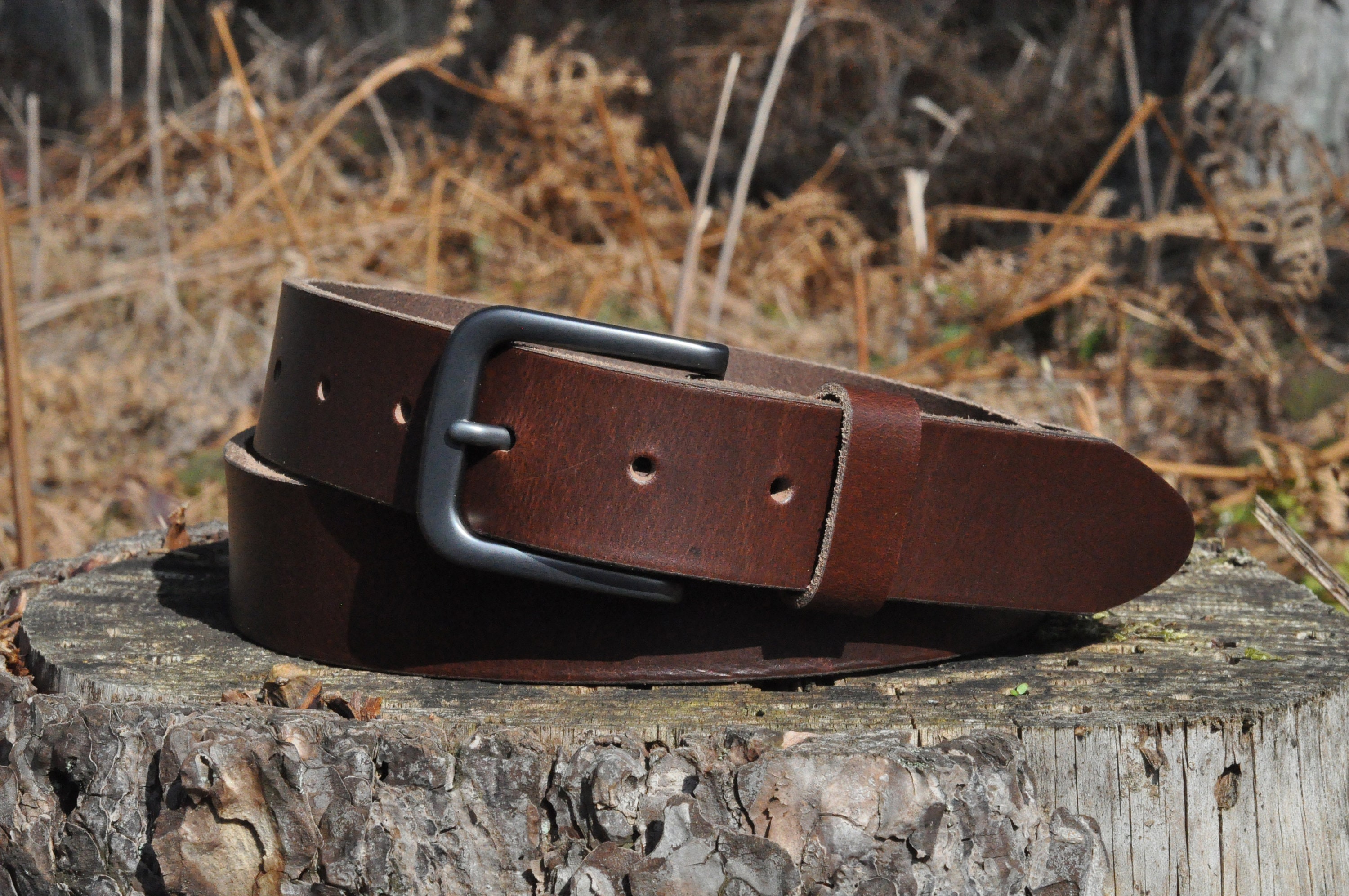 Thick Mens Leather Belt  Handmade Leather Belts For Men – Rustico
