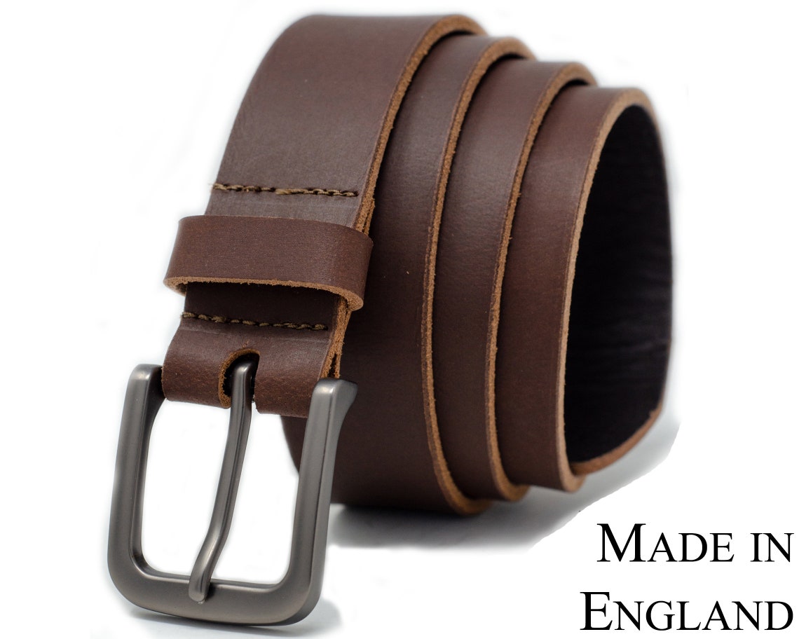 Full Grain Leather 34mm Belt by Ashford Ridge 1.25 in - Etsy UK
