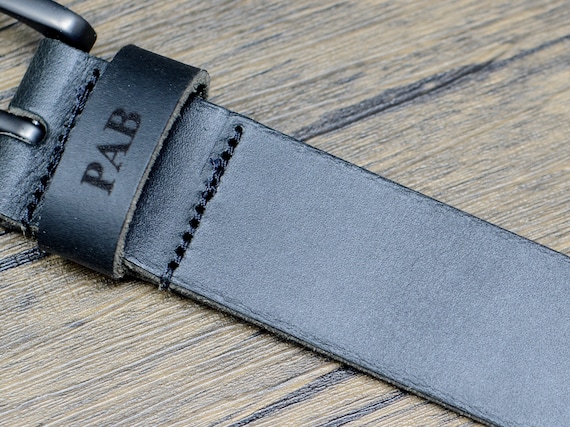 Real Leather Belt, Full Grain, Smart Casual Black Belt by  display picture 1