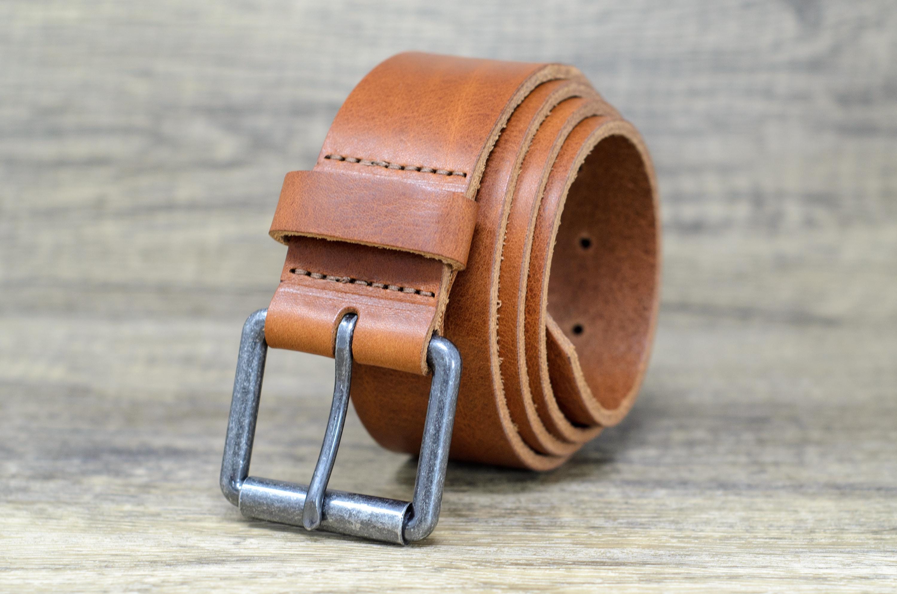 Genuine Leather Made in Italy Belt. S067-30 Made in Italy Belts Genuine Leather Casual Dress  main image 4