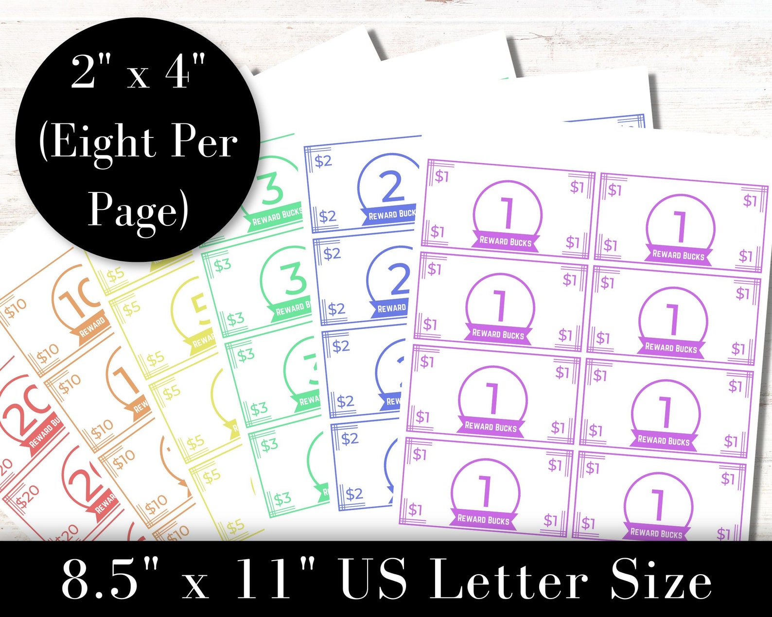 Mom Bucks Printable Play Money for Your DIY Reward System PDF Download ...