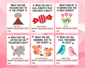 Blagues à imprimer pour la Saint-Valentin, blagues pour enfants, Saint-Valentin drôles pour salle de classe - PDF