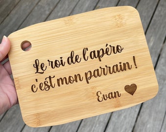 Cadeaux pour Maman Planche à déjeuner en Bois Cadeaux pour Papa Planche à déjeuner en Bois Cadeau fête des pères Planche en Bois avec Gravure