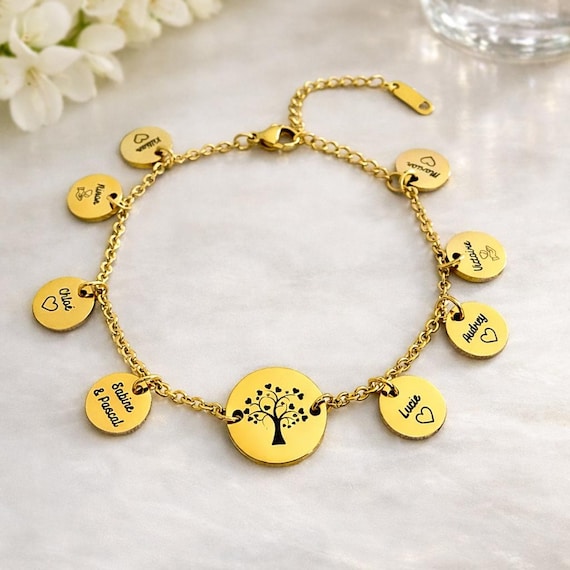 Bracciale Donna Albero Della Vita In Acciaio Inox 316L Regolabile - Gioiello Significativo