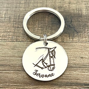 Personalized halter medal for horse or pony image 1