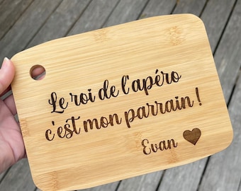 Personalized Bamboo Cutting Board - Text or Logo Engraving, Multiple Sizes