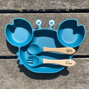 Silicone baby feeding set -  France