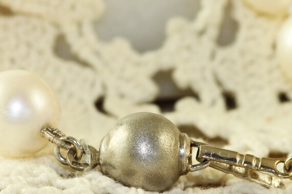 Estate 18" 9+ mm Cultured Pearl Necklace - image 3