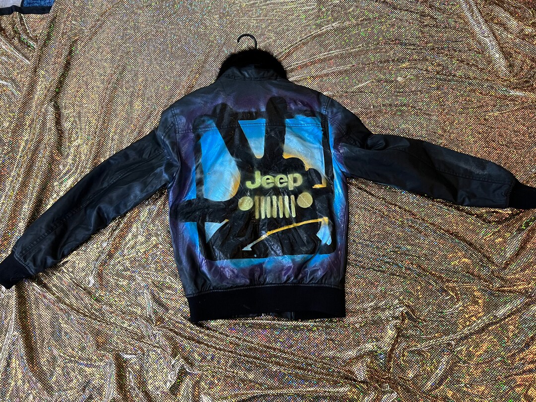 Jeep leather jacket best sale