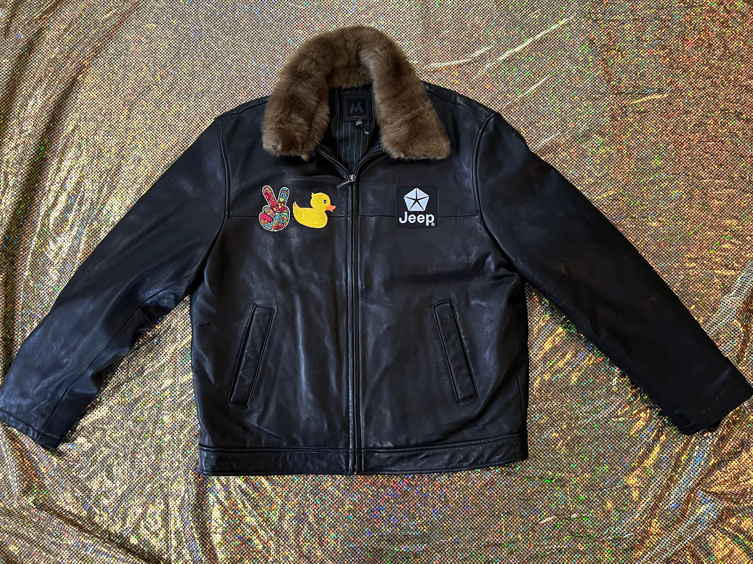 Jeep clearance leather jacket