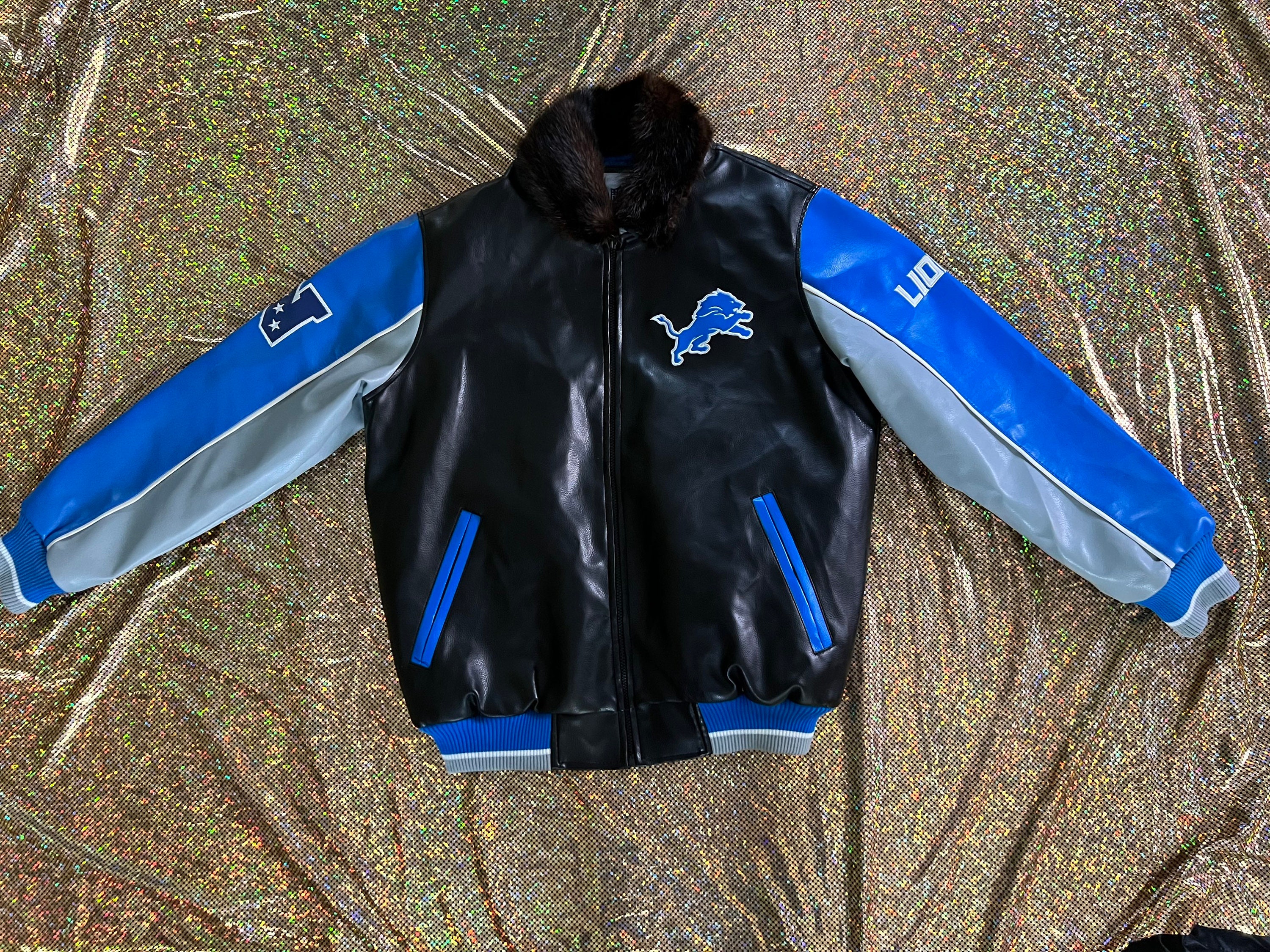 Lions leather hotsell jacket