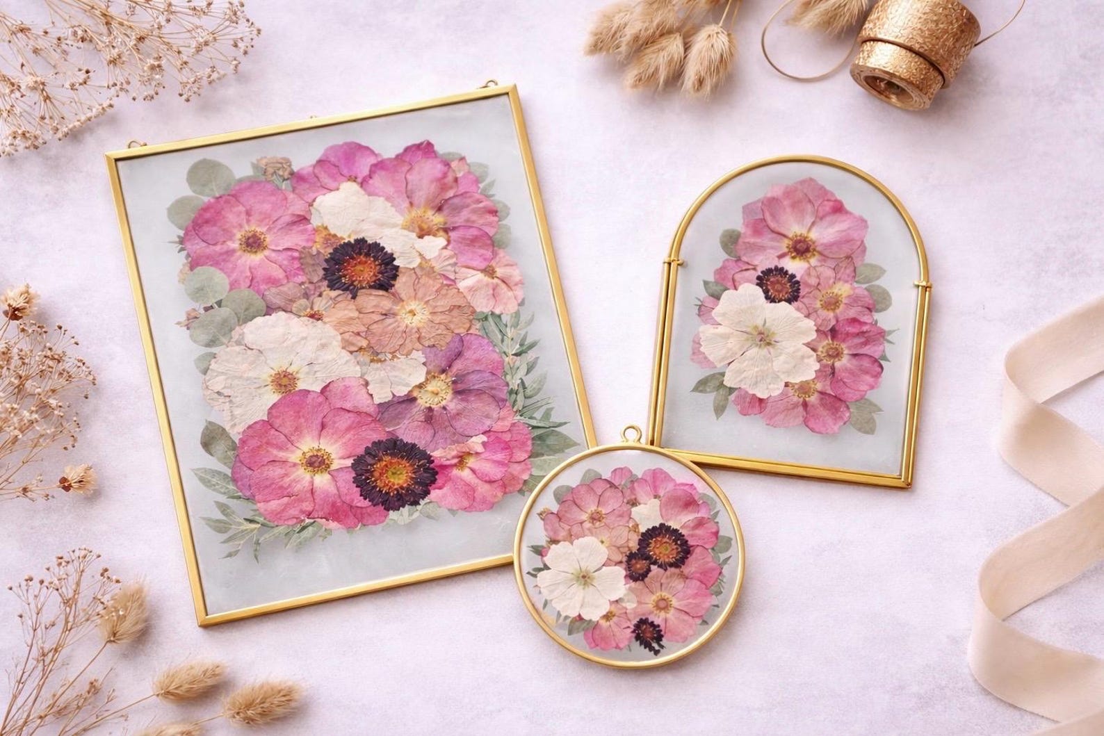 Wedding Bouquet Preservation Bundle | Pressed Flower Frames, Ornament Keepsake