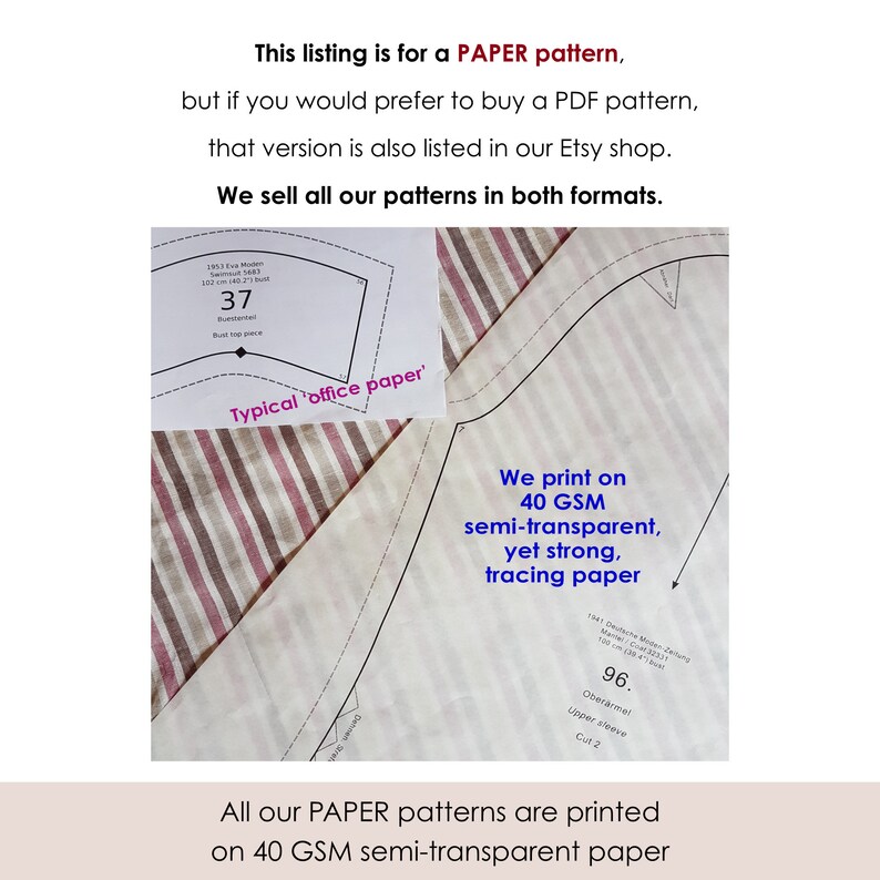 Housecoat Pattern, 1940s Long Robe Pattern With Wide Collar, Double ...