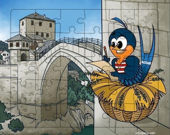 ABC DJECA - Bosna i Hercegovina - Mostar - Stari Most - Slagalica - Puzzle