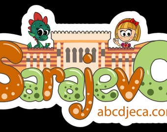 ABC Djeca, Sarajevo, Bosna i Hercegovina Magnet, 3" x 2.06"