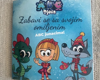 Libro para colorear bosnio para niños / Más de 30 páginas divertidas / Aprende y colorea con letras, palabras y cultura bosnias
