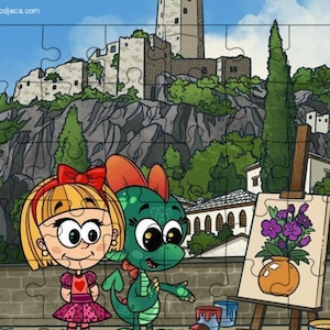 ABC DJECA - Bosna i Hercegovina - Počitelj - Slagalica - Jigsaw Puzzle