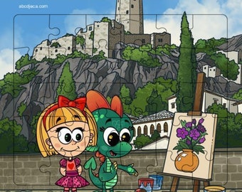 ABC DJECA - Bosnia y Herzegovina - Počitelj - Slagalica - Puzzle