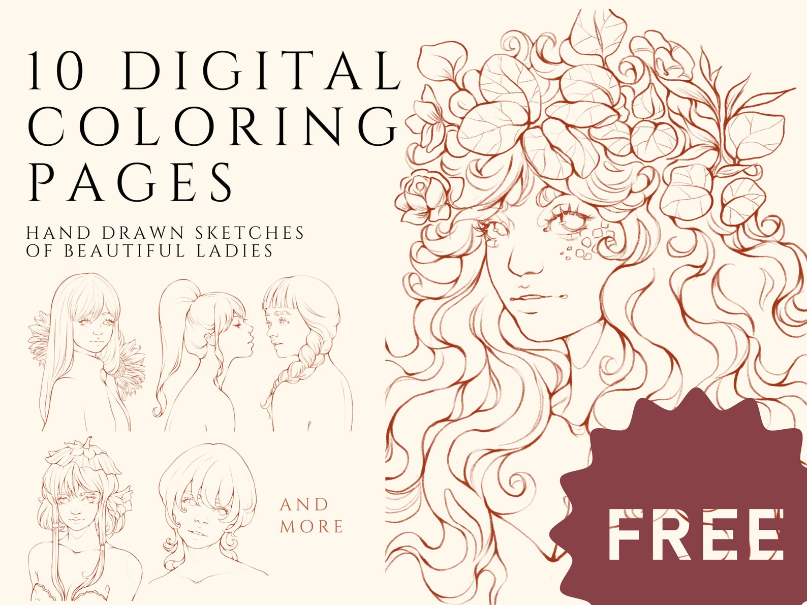 Photoshop Digital Brush Bundle | Custom CSP Brushes and Patterns| Free ...