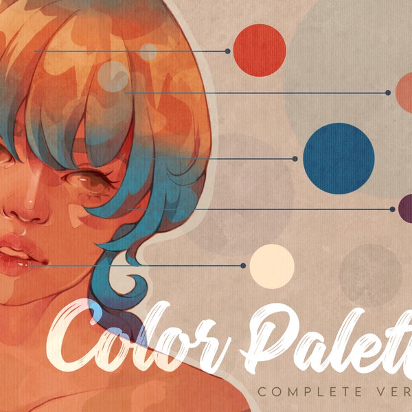 My Procreate Color Palette | Complete Version Color Swatches | Easy to download and install