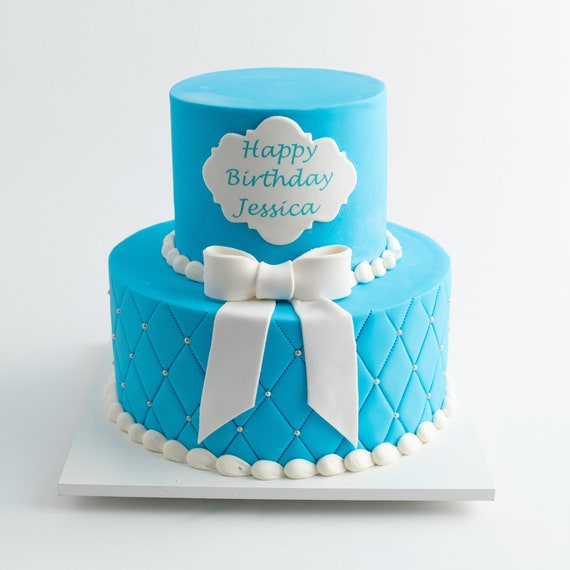 Bows and Pearls - Custom Cake - Carlo's Bakery
